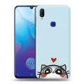 Дизайнерский пластиковый чехол для Vivo V11i Коты