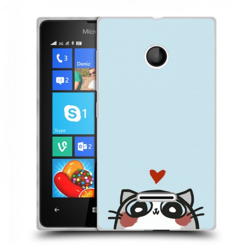 Дизайнерский пластиковый чехол для Microsoft Lumia 435 Коты