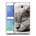 Дизайнерский пластиковый чехол для Samsung Galaxy J5 Коты
