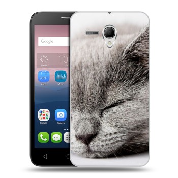 Дизайнерский силиконовый чехол для Alcatel One Touch POP 3 5.5 Коты (на заказ)