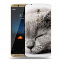 Дизайнерский пластиковый чехол для ZTE Axon 7 Коты