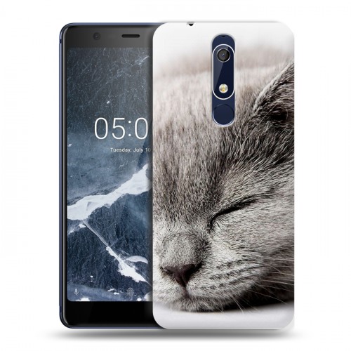 Дизайнерский пластиковый чехол для Nokia 5.1 Коты