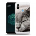 Дизайнерский силиконовый чехол для Xiaomi Mi A2 Коты