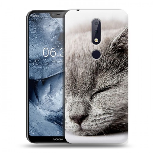 Дизайнерский силиконовый чехол для Nokia 6.1 Plus Коты