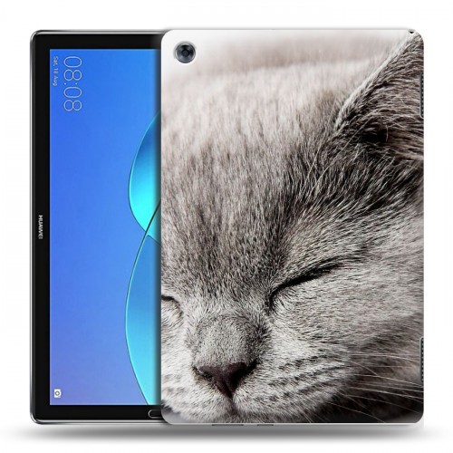 Дизайнерский силиконовый чехол для Huawei MediaPad M5 Lite Коты