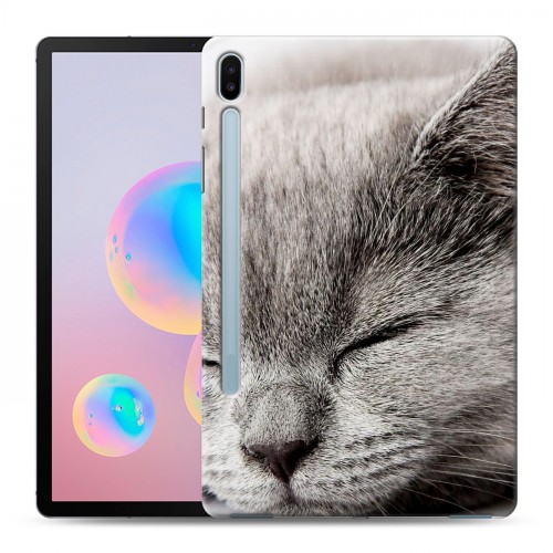 Дизайнерский пластиковый чехол для Samsung Galaxy Tab S6 Коты