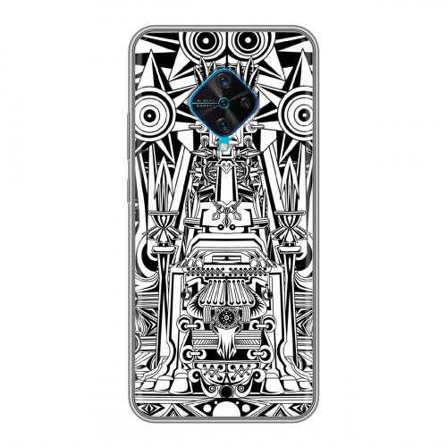 Дизайнерский силиконовый с усиленными углами чехол для Vivo V17 Мистические божества