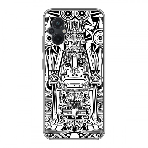 Дизайнерский силиконовый с усиленными углами чехол для Xiaomi Poco M5 Мистические божества