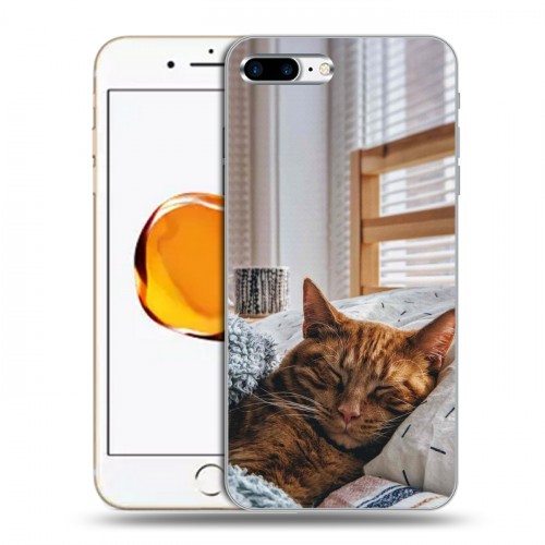 Дизайнерский силиконовый чехол для Iphone 7 Plus / 8 Plus Коты