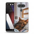 Дизайнерский пластиковый чехол для LG V20 Коты