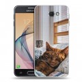 Дизайнерский пластиковый чехол для Samsung Galaxy J5 Prime Коты