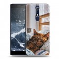 Дизайнерский пластиковый чехол для Nokia 5.1 Коты