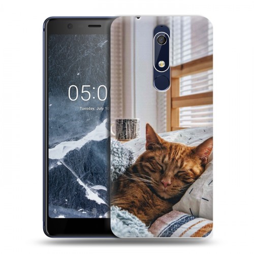 Дизайнерский пластиковый чехол для Nokia 5.1 Коты