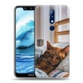 Дизайнерский силиконовый чехол для Nokia 5.1 Plus Коты