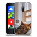 Дизайнерский пластиковый чехол для Nokia Lumia 620 Коты