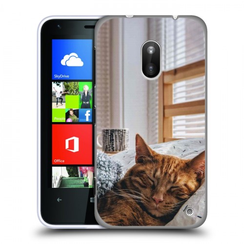 Дизайнерский пластиковый чехол для Nokia Lumia 620 Коты