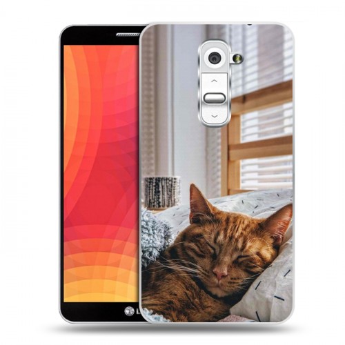 Дизайнерский силиконовый чехол для LG Optimus G2 Коты