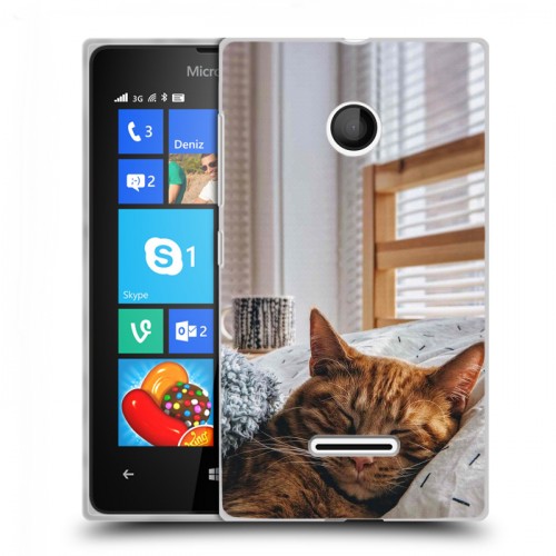 Дизайнерский пластиковый чехол для Microsoft Lumia 435 Коты