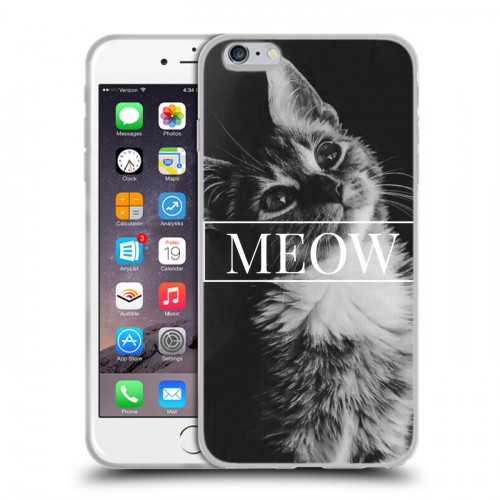 Дизайнерский силиконовый чехол для Iphone 6 Plus/6s Plus Коты