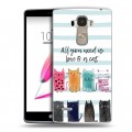 Дизайнерский пластиковый чехол для LG G4 Stylus Коты