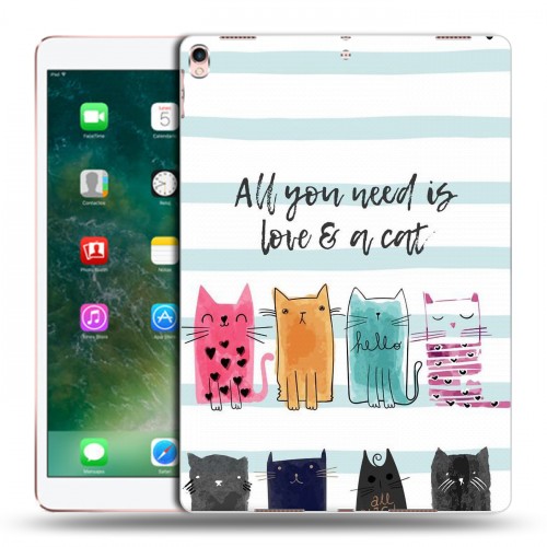 Дизайнерский пластиковый чехол для Ipad Pro 10.5 Коты