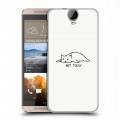 Дизайнерский пластиковый чехол для HTC One E9+ Коты