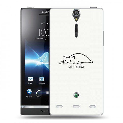 Дизайнерский пластиковый чехол для Sony Xperia S Коты