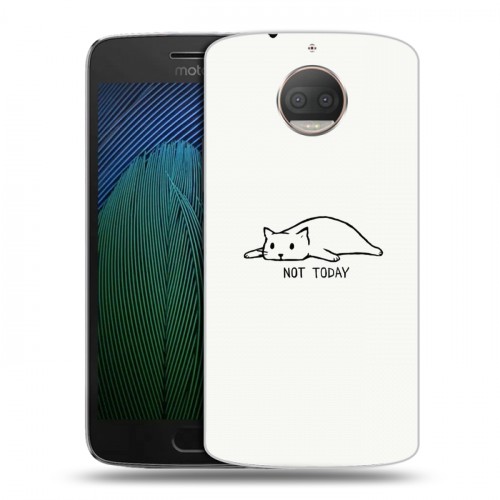 Дизайнерский пластиковый чехол для Motorola Moto G5s Plus Коты