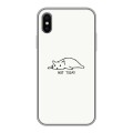 Дизайнерский пластиковый чехол для Iphone x10 Коты