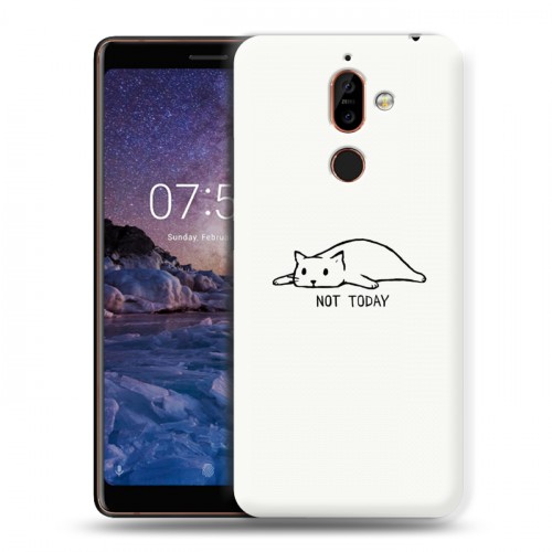 Дизайнерский пластиковый чехол для Nokia 7 Plus Коты