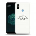 Дизайнерский силиконовый чехол для Xiaomi Mi A2 Коты