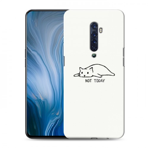 Дизайнерский пластиковый чехол для OPPO Reno2 Z Коты