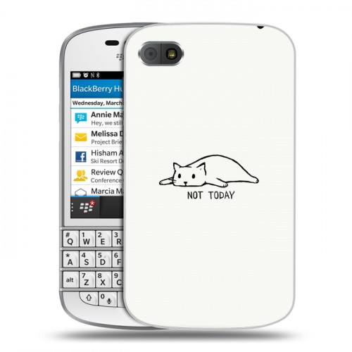 Дизайнерский пластиковый чехол для BlackBerry Q10 Коты
