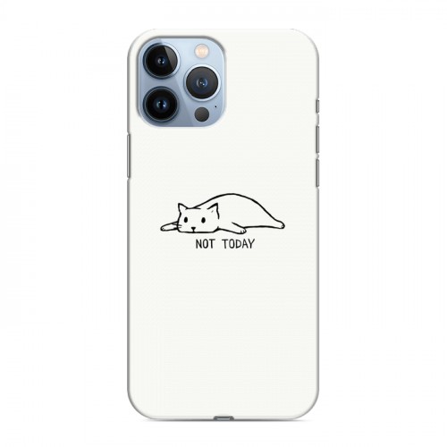 Дизайнерский пластиковый чехол для Iphone 13 Pro Max Коты