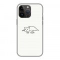 Дизайнерский пластиковый чехол для Iphone 14 Pro Max Коты