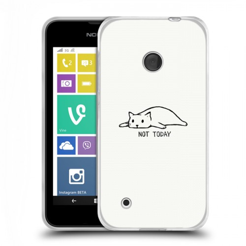 Дизайнерский пластиковый чехол для Nokia Lumia 530 Коты