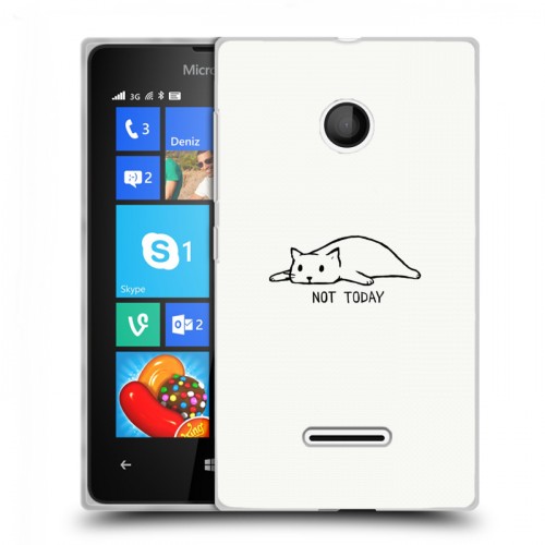 Дизайнерский пластиковый чехол для Microsoft Lumia 435 Коты