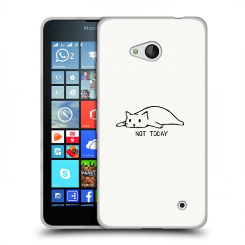 Дизайнерский пластиковый чехол для Microsoft Lumia 640 Коты