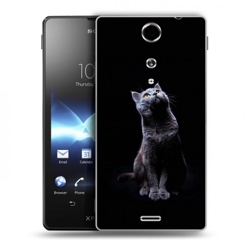 Дизайнерский пластиковый чехол для Sony Xperia TX Коты