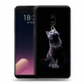 Дизайнерский пластиковый чехол для Meizu 15 Plus Коты