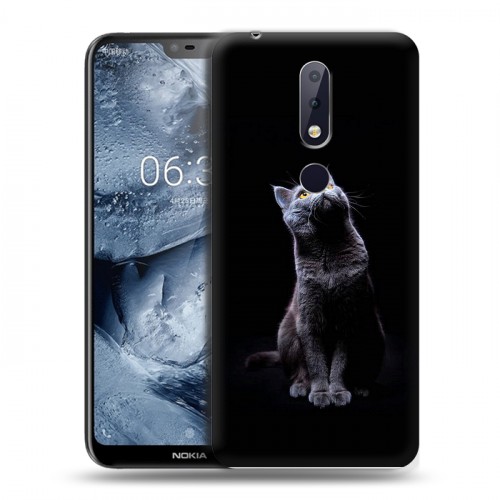 Дизайнерский пластиковый чехол для Nokia 6.1 Plus Коты