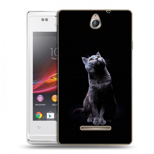 Дизайнерский пластиковый чехол для Sony Xperia E Коты