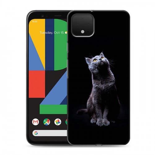 Дизайнерский пластиковый чехол для Google Pixel 4 XL Коты