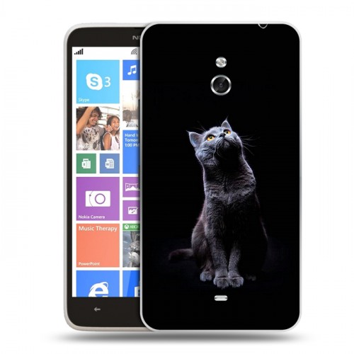 Дизайнерский пластиковый чехол для Nokia Lumia 1320 Коты