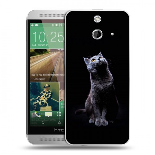 Дизайнерский пластиковый чехол для HTC One E8 Коты