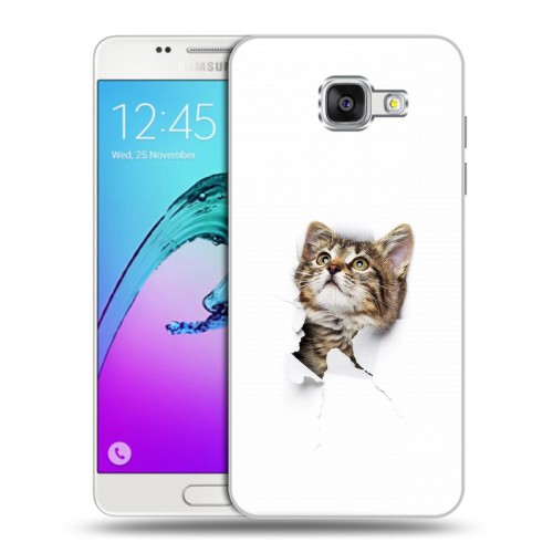 Дизайнерский силиконовый чехол для Samsung Galaxy A5 (2016) Коты