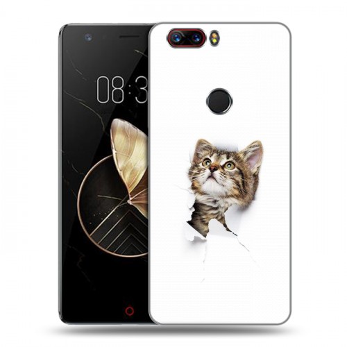 Дизайнерский пластиковый чехол для ZTE Nubia Z17 Коты