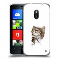 Дизайнерский пластиковый чехол для Nokia Lumia 620 Коты