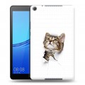 Дизайнерский силиконовый чехол для Huawei MediaPad M5 lite 8 Коты