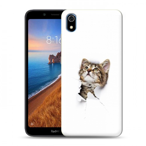 Дизайнерский силиконовый чехол для Xiaomi RedMi 7A Коты